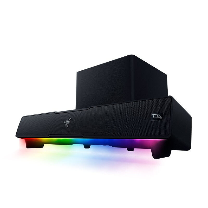 Razer/雷蛇 利维坦巨兽V2组合音响条形RGB蓝牙音箱THX游戏低音炮
