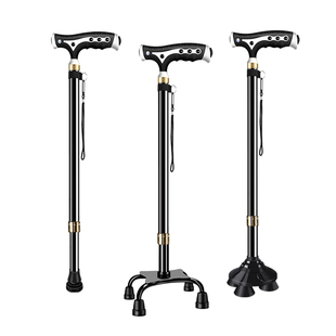 拐杖老人防滑轻便拐棍助步器四脚老年人手杖行走助行器走路