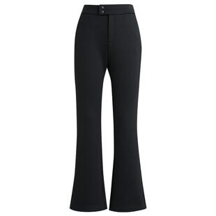 [内里复合一体绒]LANDI高腰修身显瘦加绒微喇裤女长裤2025冬新品