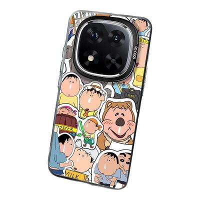 适用红米note14pro手机壳note12Tpro+搞怪阿呆note13新款11卡通可爱10男女9个性创意高级感3保护套turbo4pro