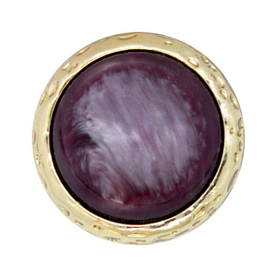 高档质感复古紫色纽扣小香风扣子