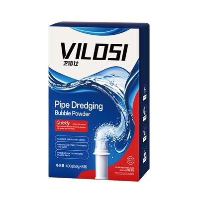 vilosi管道疏通剂泡泡粉变色溶解
