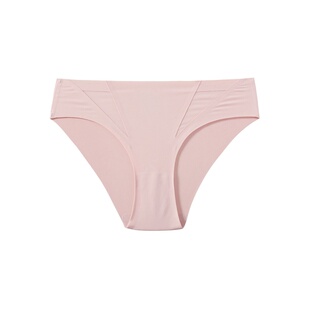 CINOON欧美风性感无痕内裤女新款低腰冰丝网纱拼接纯棉底裆三角裤