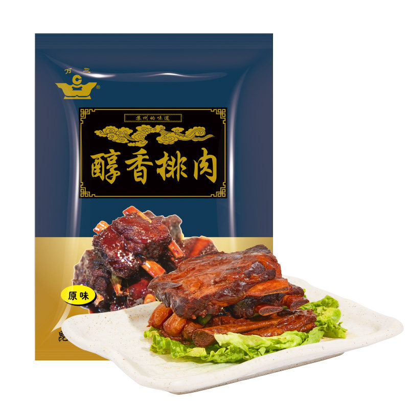 周庄特产万三醇香肉排无锡酱排骨