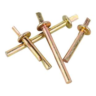 水泥墙快速壁虎膨胀钉插片壁虎敲击式膨胀螺丝打入式膨胀螺栓6mm