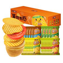 【盐津铺子】烘烤薯片焙烤食品12包