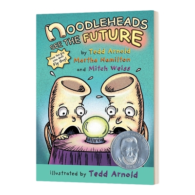 英文原版 Noodleheads See The Future 傻瓜面条头小子2 面条头预见未来 全彩漫画 趣味英语绘本 英文版 进口英语原版书籍