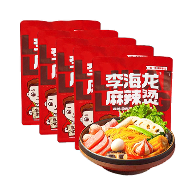 李海龙东北特辣麻辣烫387g×5袋