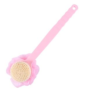 韩式双面洗澡搓背沐浴刷子后背带浴花球长柄搓泥软毛大号搓澡神器