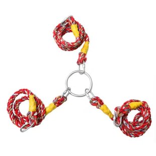 趣味拔河绳麻绳三角成人儿童幼儿园多向多项多人拔河比赛专用绳