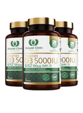 ROH皇家橡树维生素d5000iu