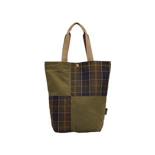 Barbour Transport Patchwork男女同款托特包手提包