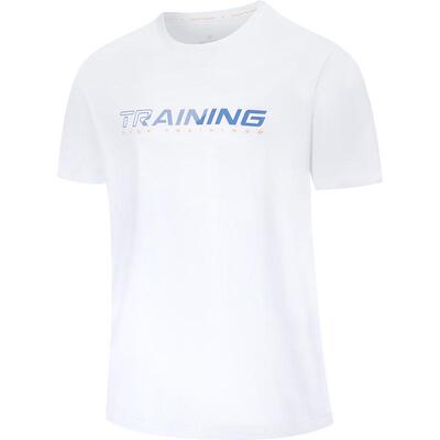 特步跑步短袖男士夏季新款训练健身透气上衣凉感冰丝圆领运动T恤