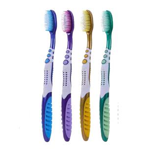 牙刷软毛成人男士专用中硬毛牙刷高档独立包装超硬耐用家庭装家用