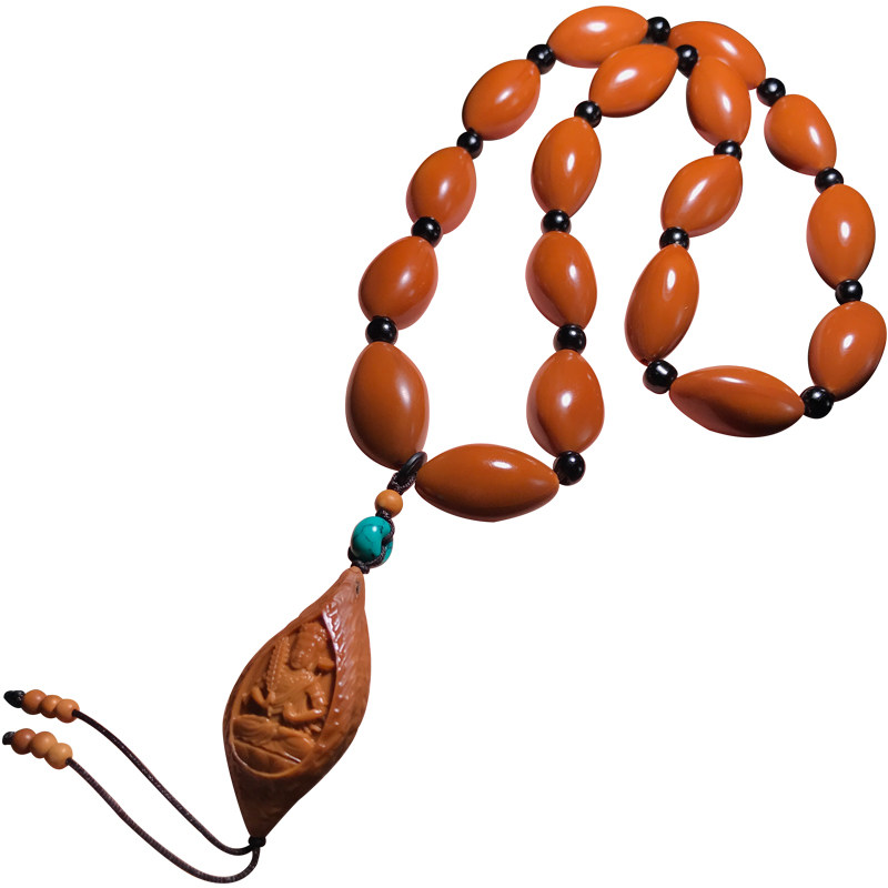 虚空藏手持文玩生肖牛守护神橄榄