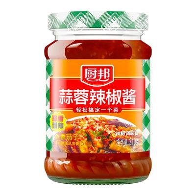 厨邦蒜蓉辣椒酱香辣拌饭酱下饭