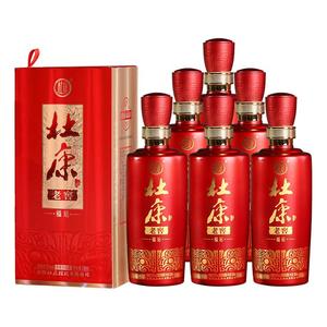 【官旗】杜康老窖福运浓香型白酒500ml*6瓶整箱