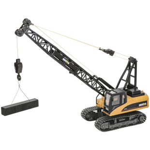 汇纳遥控吊车起重机玩具车儿童电动合金模型大号工程车塔吊男孩