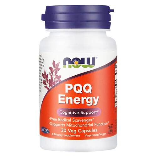 NOW美国进口PQQ线粒体学生成人补脑记忆力脑细胞神经元营养脑活素