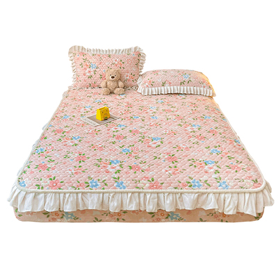 【花开卧榻浪漫自生】牛奶绒床笠