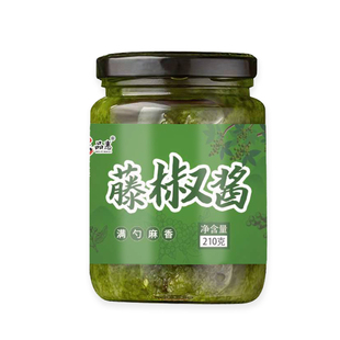 藤椒酱青花椒调料四川青花椒火锅蘸料钵钵鸡米线调料麻辣酱小火锅