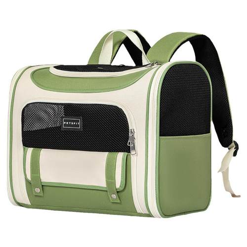 宠适PETSFIT猫包便携外出横包宠物狗出行双肩背包猫咪轻便横向包