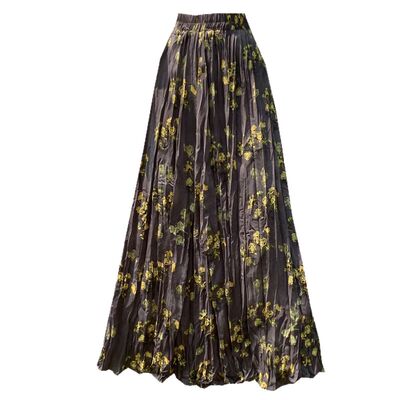 夏季长裙女宽松百搭a字大摆伞裙