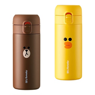 九阳Joyoung保温杯316L不锈钢350ml随手杯泡茶杯弹跳盖车载单手开