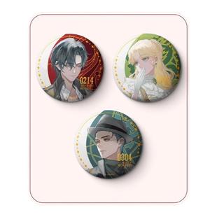 漫库正版周边诡秘之主诚实大厅系列克莱恩伦纳德奥黛丽马口铁徽章