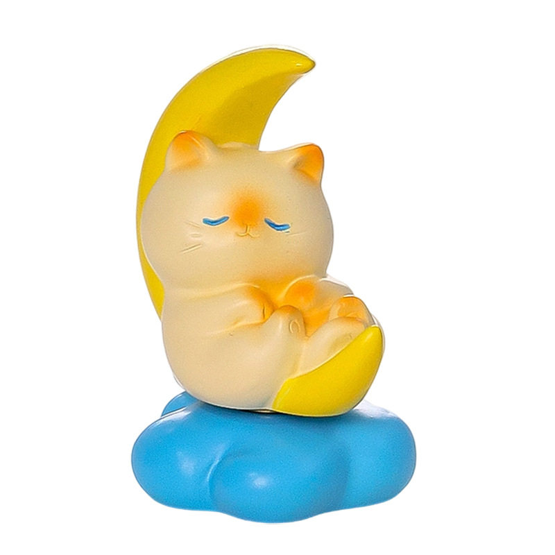 可爱治愈潮玩小猫咪树脂摆件