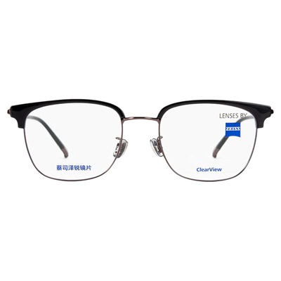 蔡司泽锐眼镜框超轻钛材镜架百搭