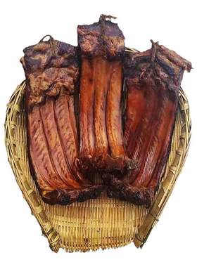 整块腊肉柴火烟熏肉陕西安康陕南特产非四川贵州湖南