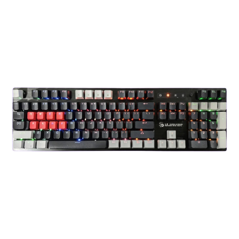 双飞燕F200Q血手幽灵Q820N有线2代光轴电竞LOL键盘lk2机械Q81鼠标