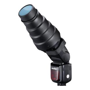 机顶猪嘴聚光筒 雷达罩热靴闪光灯束光筒  v860III v685II V850机顶闪光灯束光筒外接闪光灯附件通用热靴接口