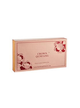 CROWN QUNFANG/冠群芳烈焰奢金口红气垫礼盒限定款礼物女生