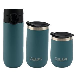 特百惠 460ML艾珀斯易开盖保温杯 不锈钢真空便携水杯250ML隔温杯