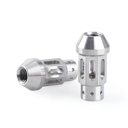 厂家批发汽车改装轮毂螺丝通用50mm长钛合金带套筒轮毂螺母螺帽