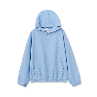 UNICA HOMME/怀旧复古高街水洗牛仔针织卫衣卫裤套装舒适松驰感男