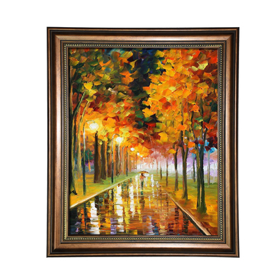 美式纸画4开8开装裱画框定制