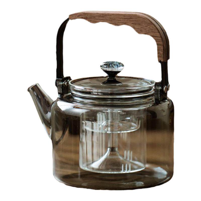 陶作坊磁吸提梁蒸煮壶玻璃壶单壶茶壶功夫茶具中式茶席耐温耐热