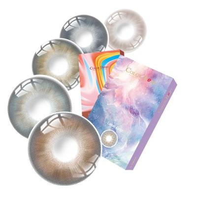 colorbaby美瞳半年抛女正品官网旗舰店隐形近视眼镜年小直径自然