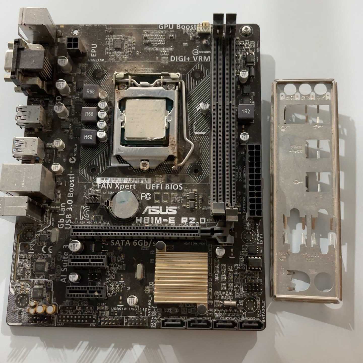 华硕H81M-E R2.0主板，件，带原装挡板，支持11议价图片