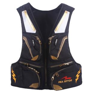 乐迪猛禽多功能矶钓救生衣大浮力钓鱼马甲专业船用海钓服路亚装备