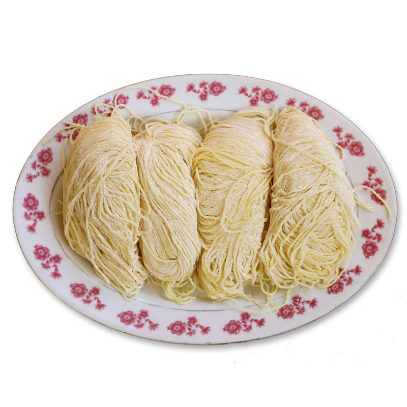 港式云吞面专用面手工鸭蛋湿面条