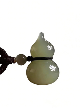 天然和田玉葫芦吊坠礼物