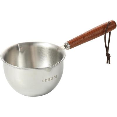 卡罗特加厚不锈钢泼油锅热油神器