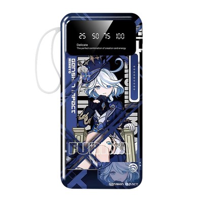 【3C认证】水神芙宁娜充电宝20000毫安10000移动电源快充便携动漫