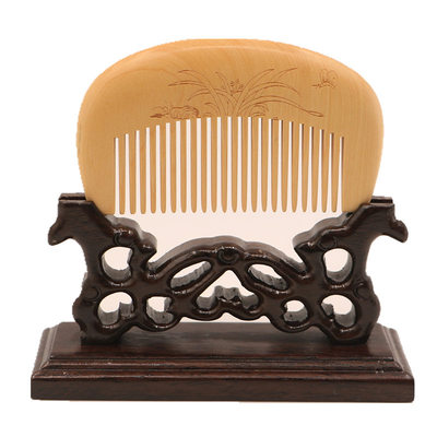 8cm小叶黄杨木梳便携放包包按摩