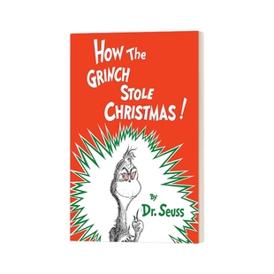 英文原版 How the Grinch Stole Christmas 圣诞怪杰如何偷走圣诞节 苏斯博士 精装 英文版 进口英语原版书籍