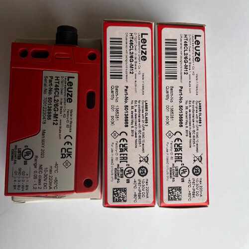 议价德国LEUZE劳易测HT46CL2/6G-M12激光光电传感器订货号5013698